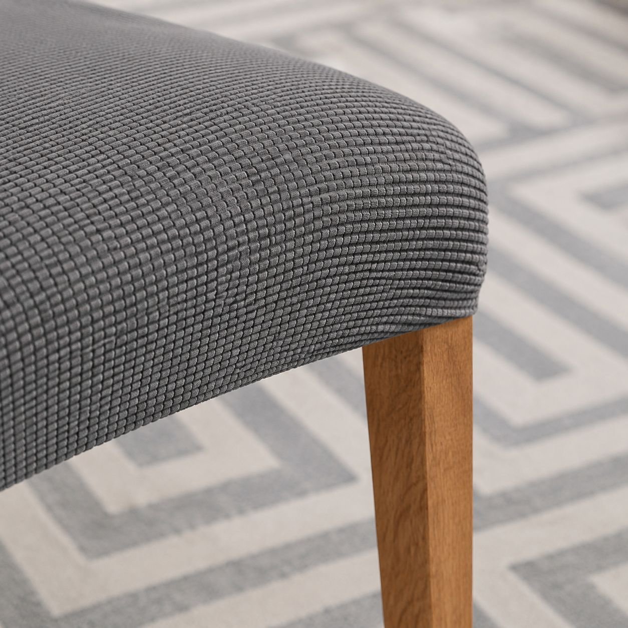 Soft velvet slipcover for modern home decor