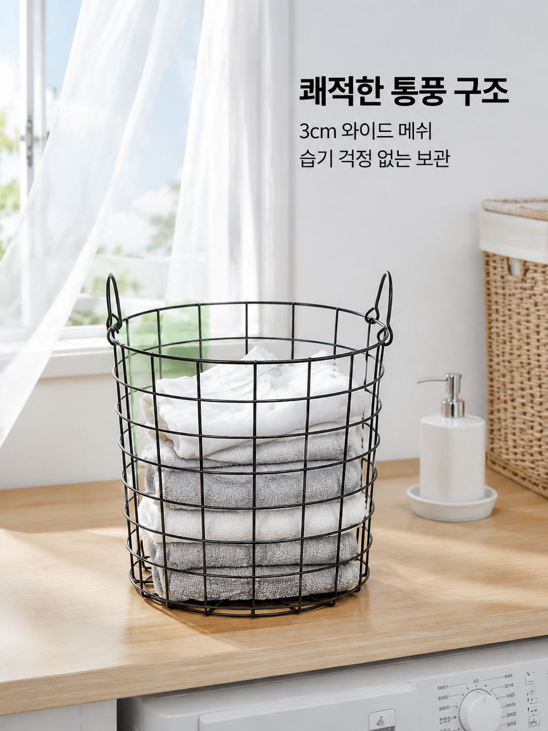 철제 수납 바구니