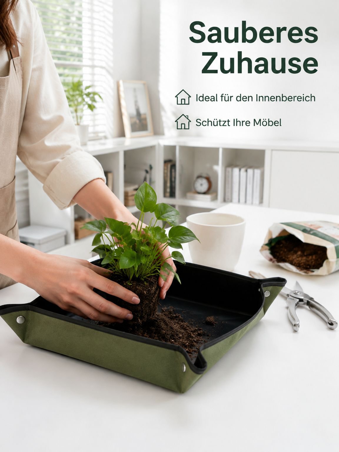 Gartenboden-Wechselmatte für Sukkulenten und Grünpflanzen, Balkon-Bodenmischmatte