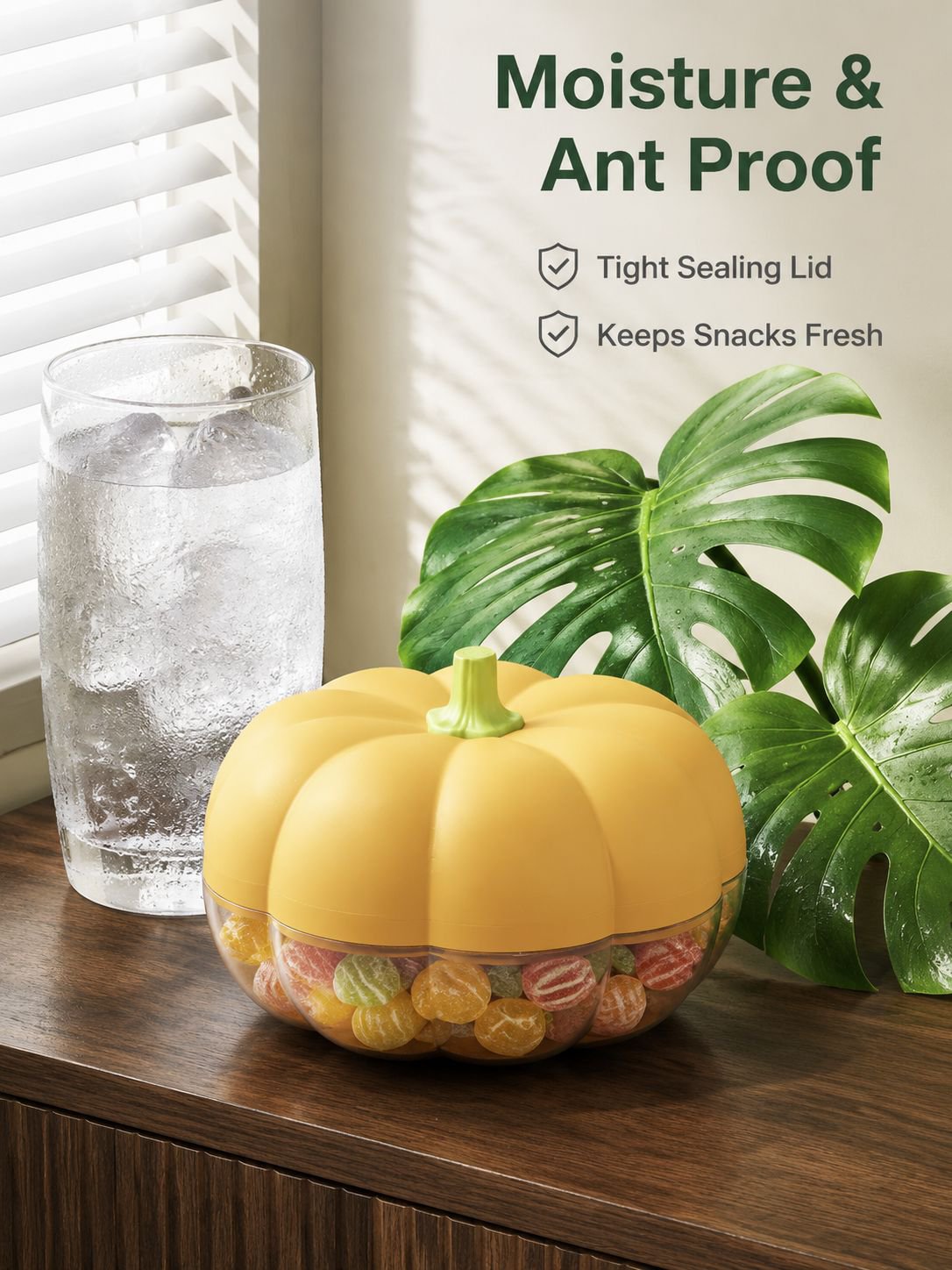 Double-Layer Pumpkin Fruit Tray Basket