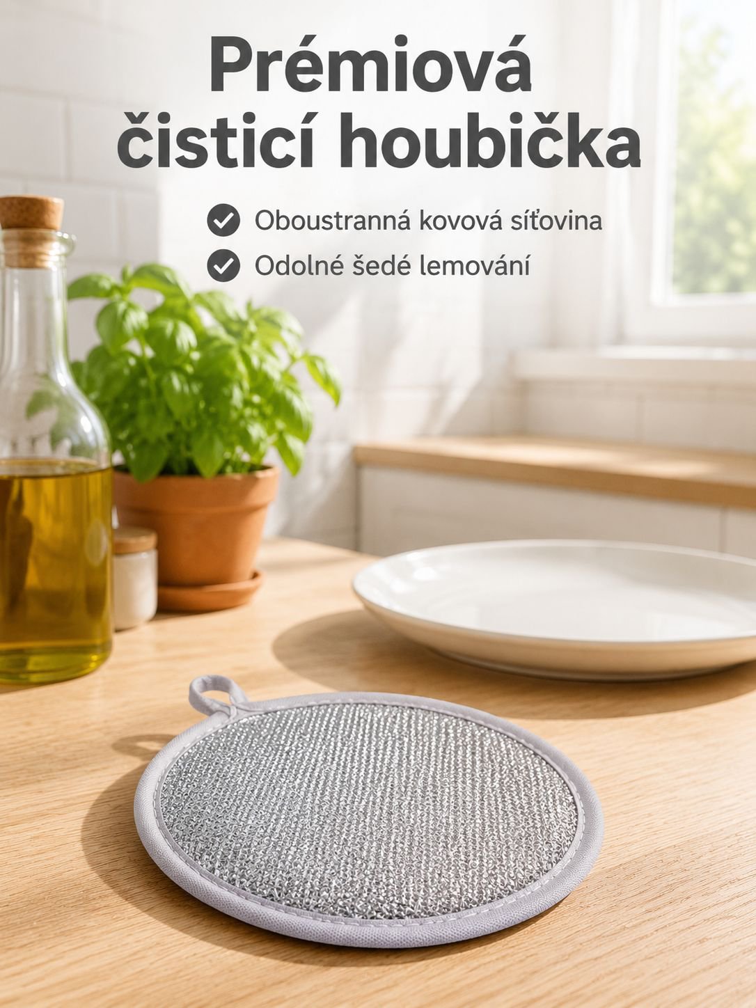 Oboustranná drátěná houbička