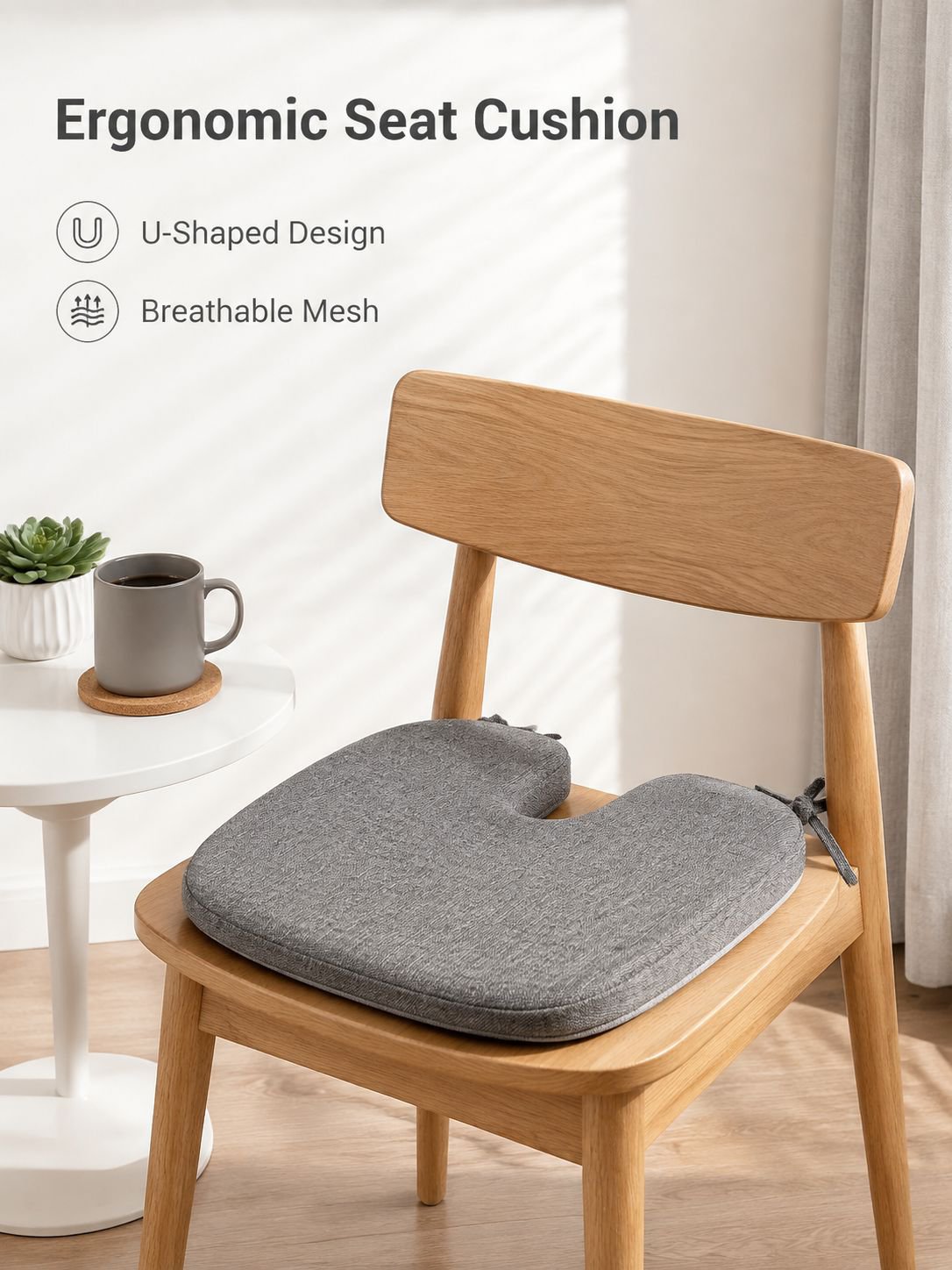 Ergonomic Horseshoe Seat Pad