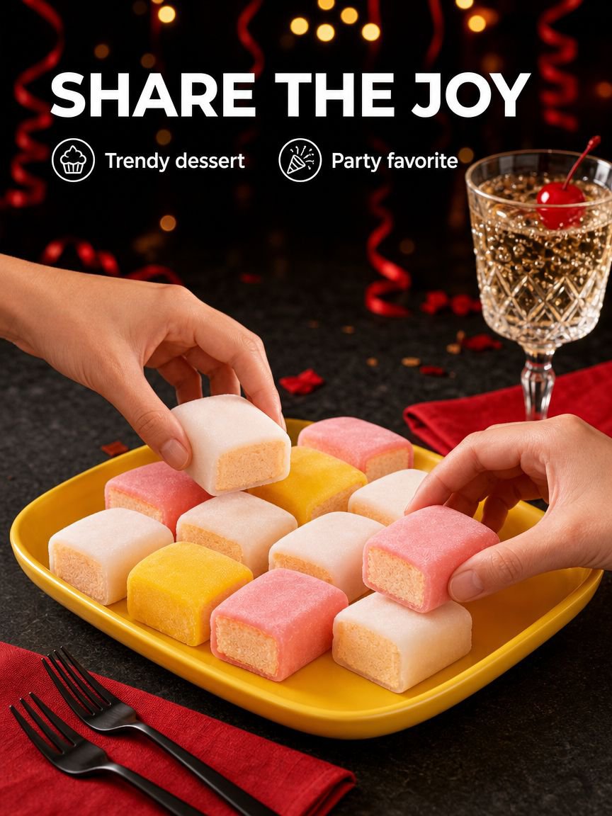 Trendy Snow Skin Mochi Cake