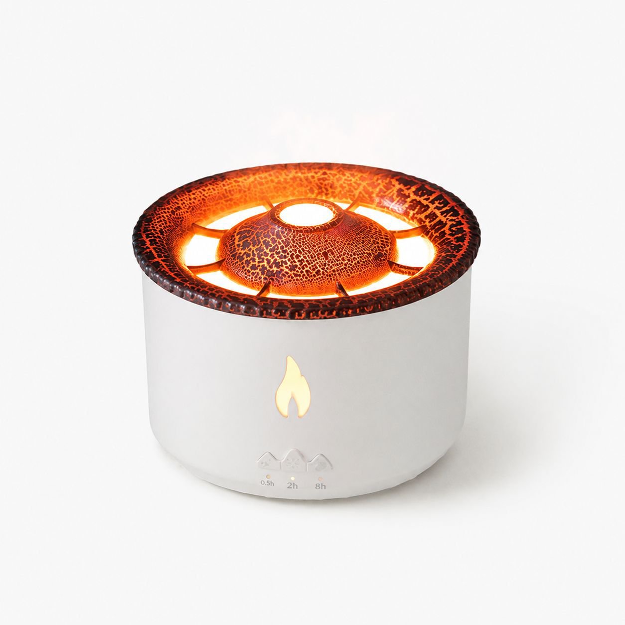 Volcano Humidifier Aromatherapy Machine 2 Color LED Light Aromatherapy Humidifier Small Desktop Humi