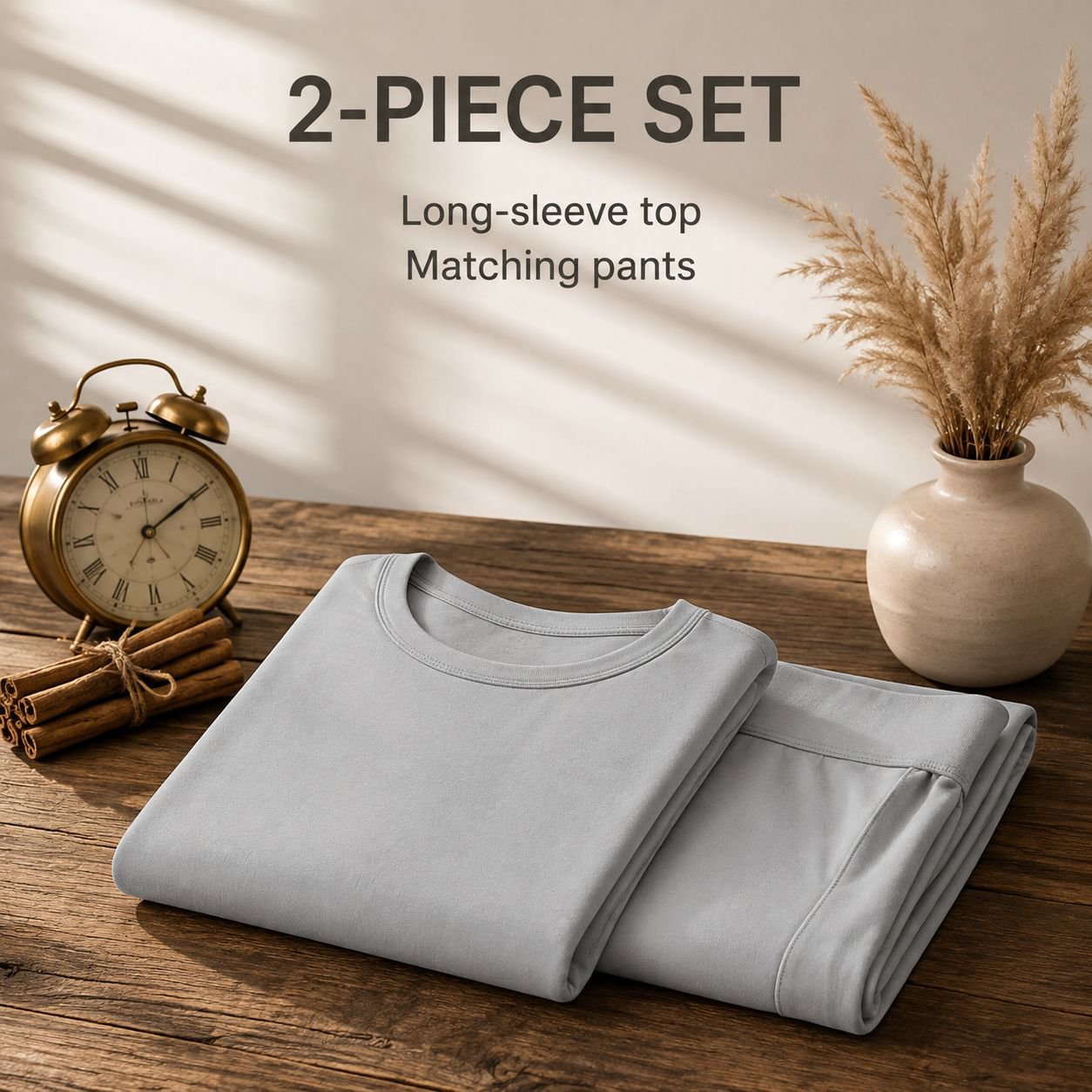 Men's Derong Cold-Resistant Thermal Underwear Top and Bottom Set