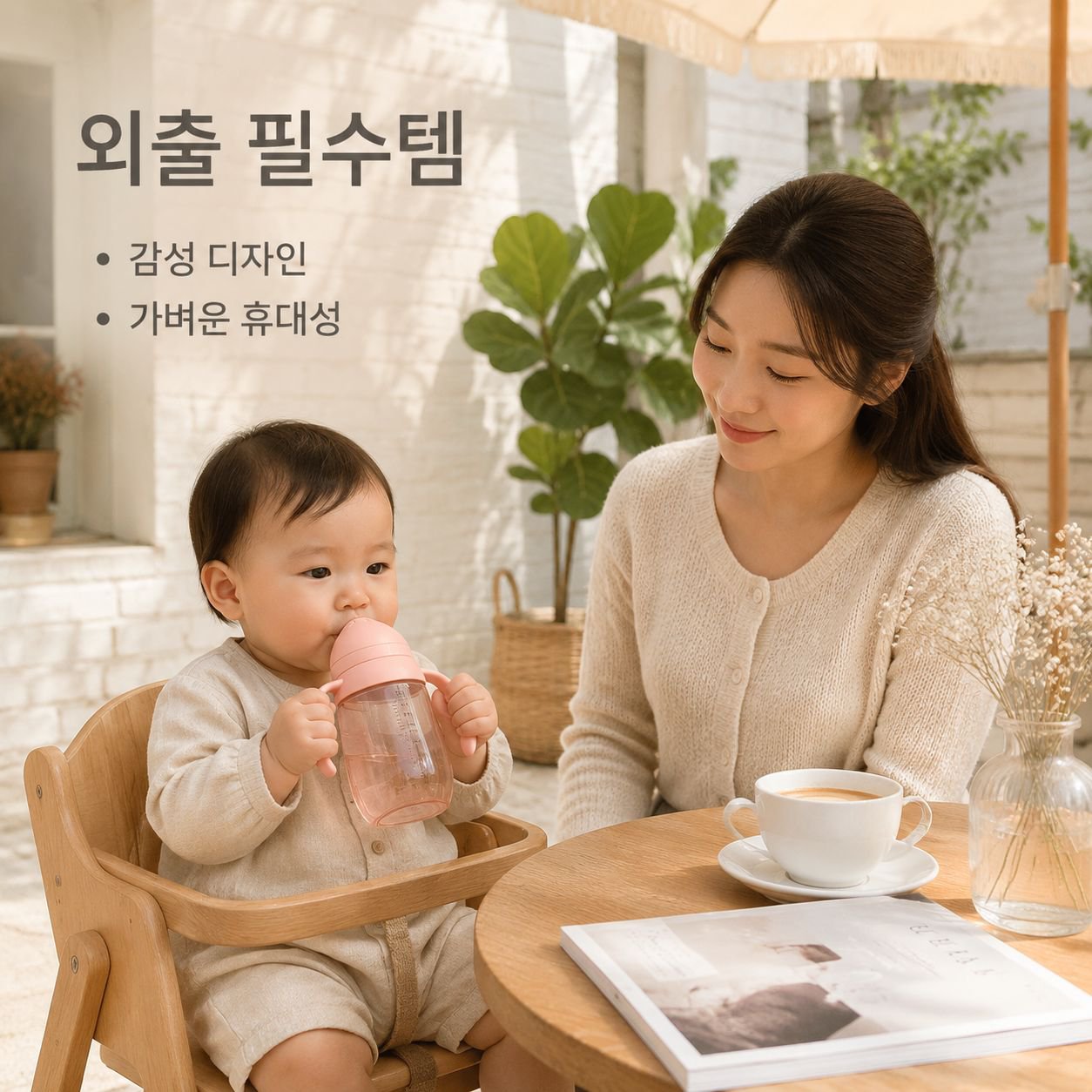 와이드넥 실리콘 젖병 유아용 내구성 좋은 방울방지 젖병