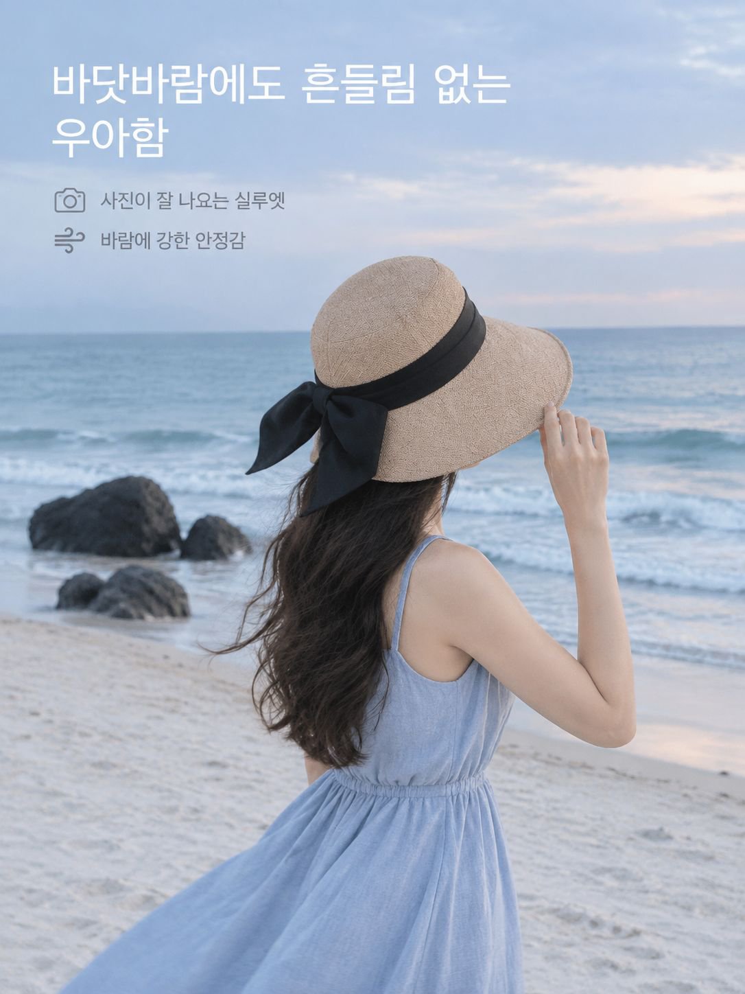 여름용 나비넥타이, 넓은 챙의 어부 모자