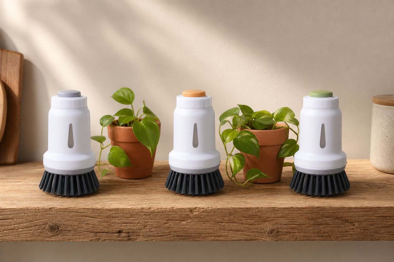 Brosse pratique pour enlever saleté et graisse de casseroles