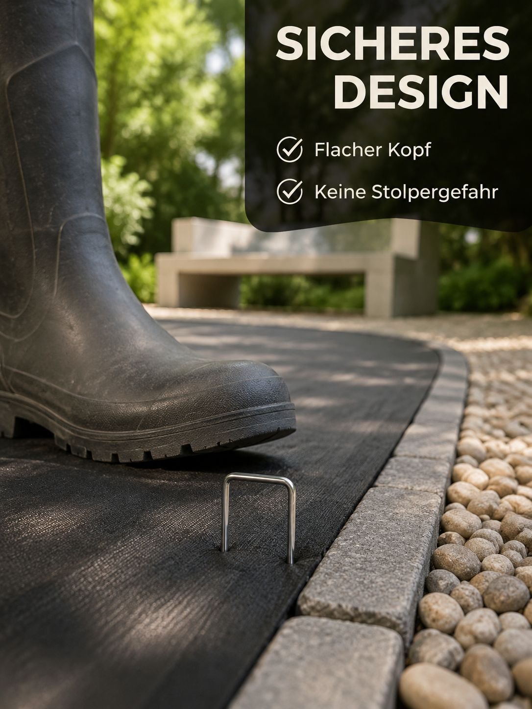 Vielseitige Metallhaken für Gartenbau und Landschaftsgestaltung