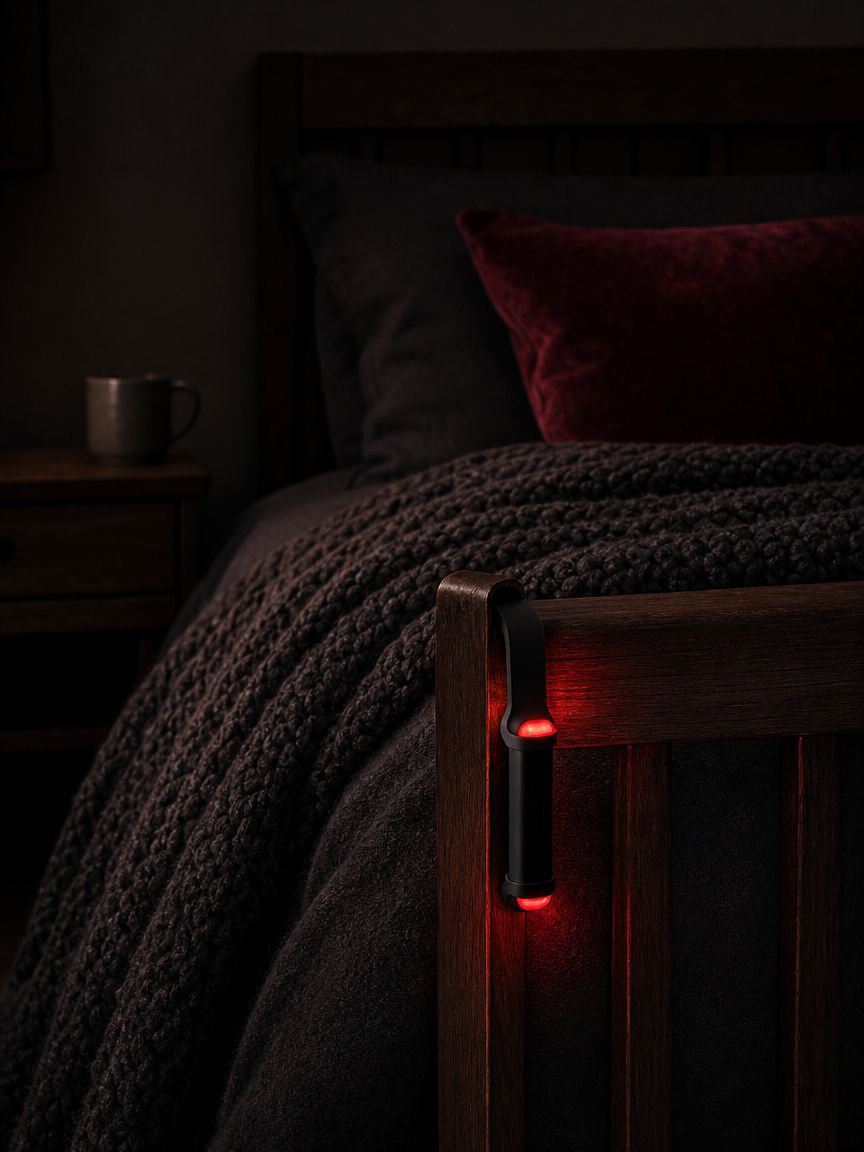 JMY wireless smart sensor lamp on bedside table