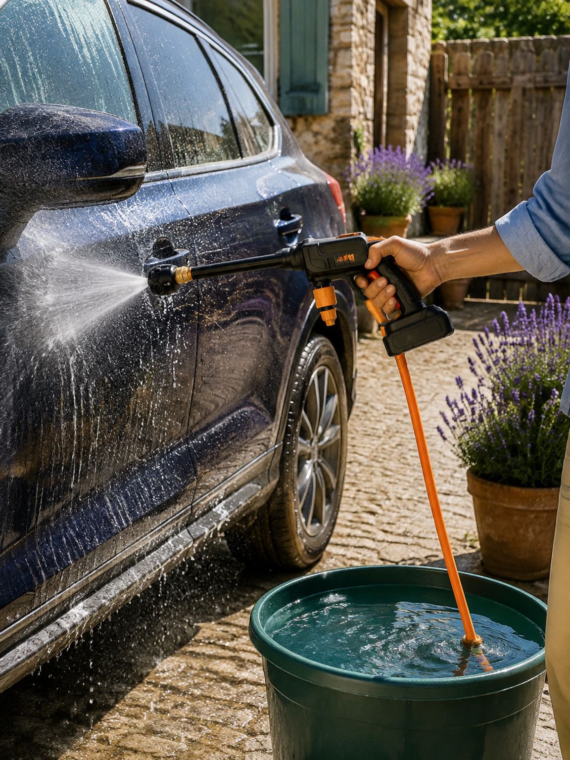 Pistolet à eau haute pression pour lavage de voiture