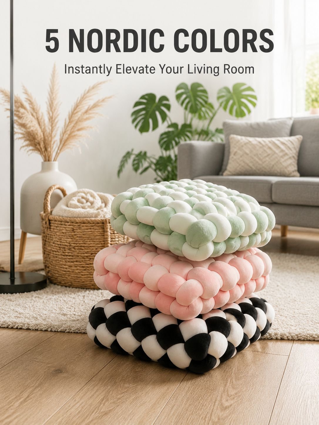 Nordic Plush Pillow
