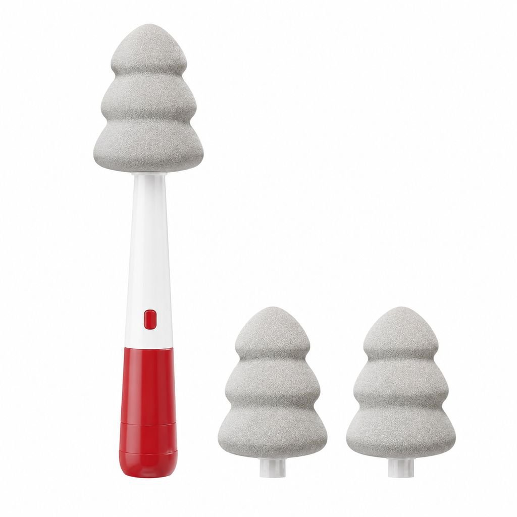 Antibacterial Cup Brush Artifact, Long Handle, Three-in-One Dead Corner Cleaner