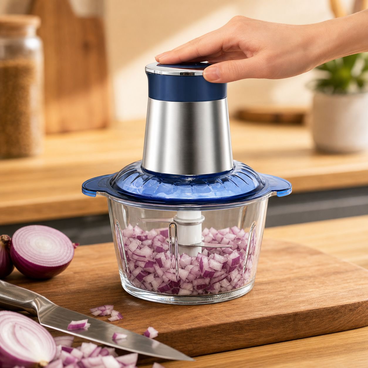 Mini Electric Food Processor for Kitchen