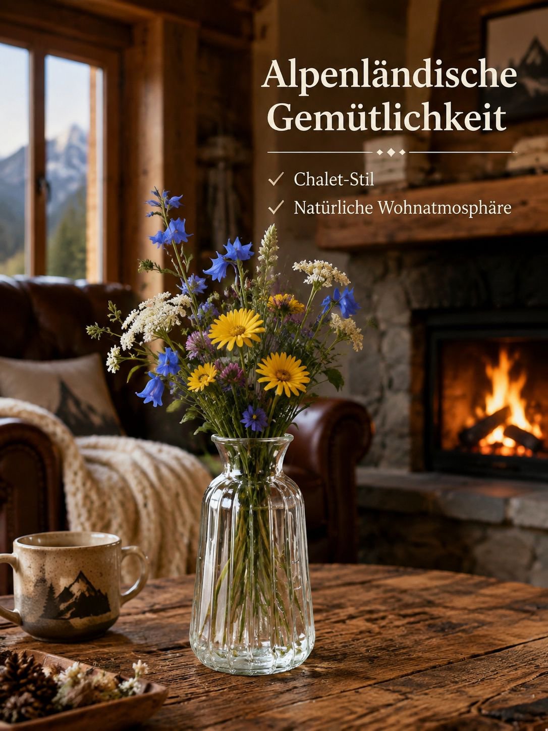 Dekorative Tischvase im französischen Retro-Stil aus geprägtem Glas, transparente Hydrokultur-Blumen