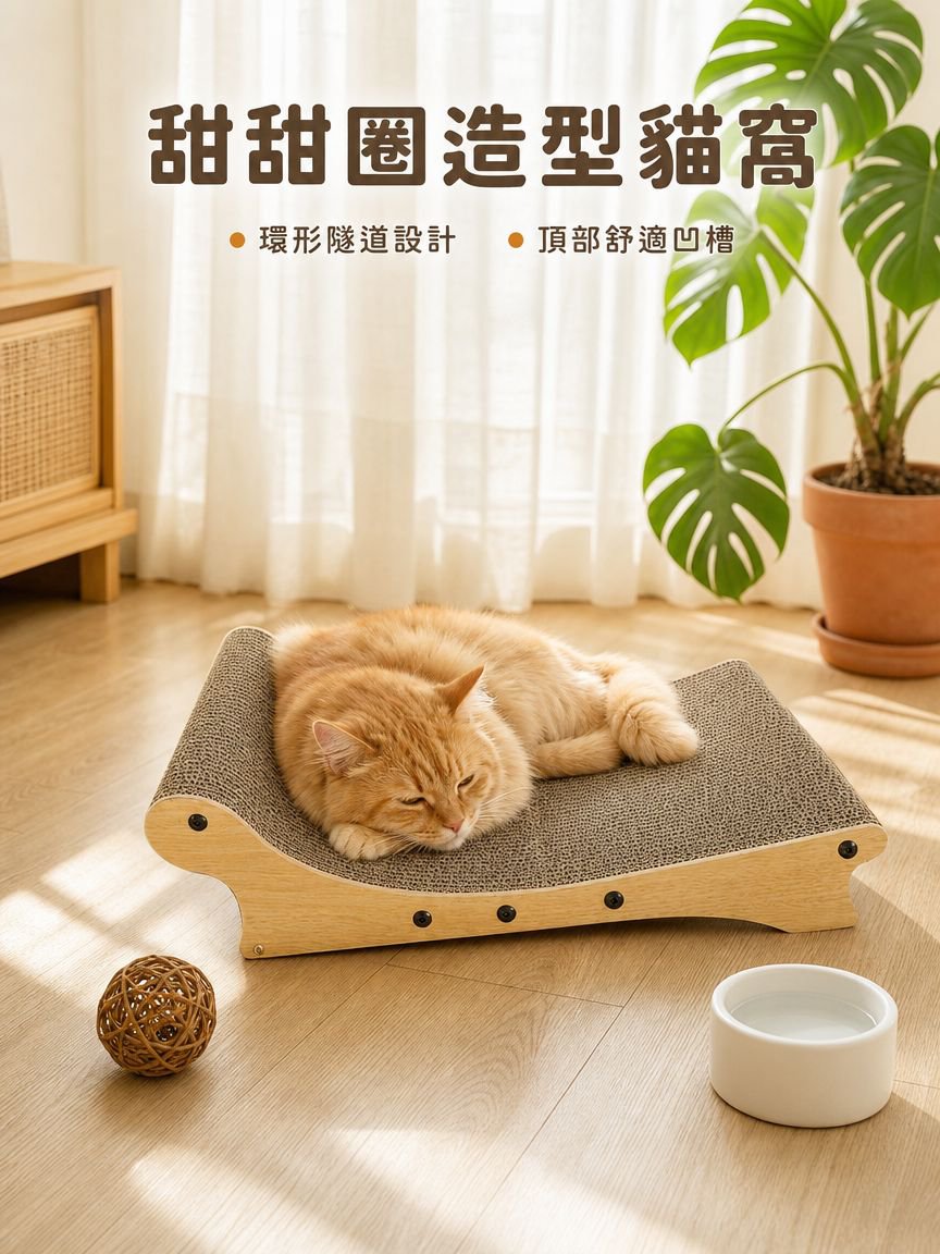 四季通用多功能貓窩