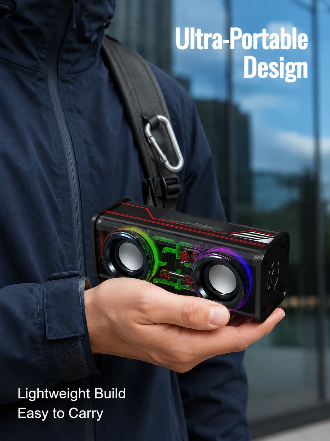 Super Long Battery Dual Boom Mini Speaker