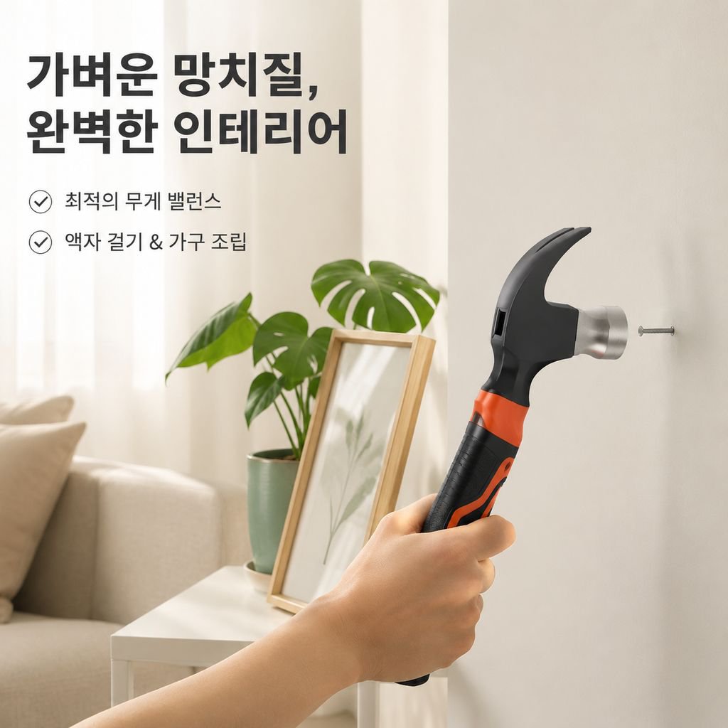 고탄소강 일체형 망치