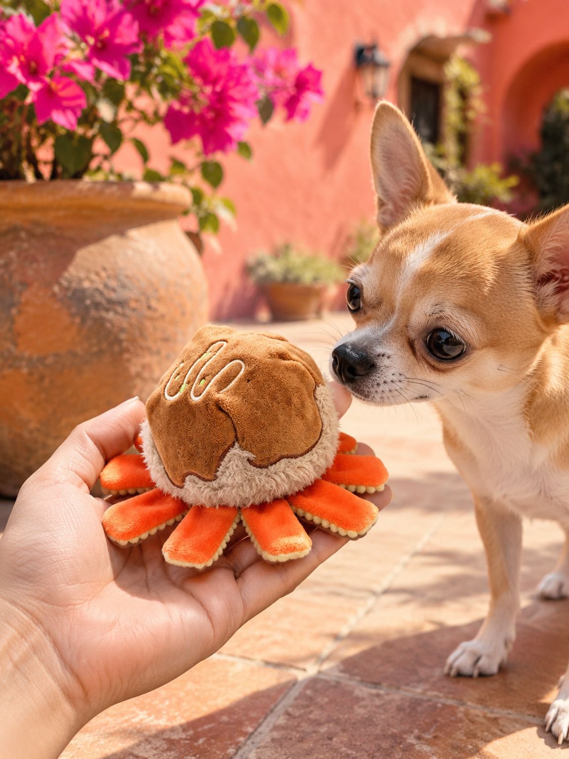 Pelota Elástica Takoyaki Juguete Interactivo para Perros
