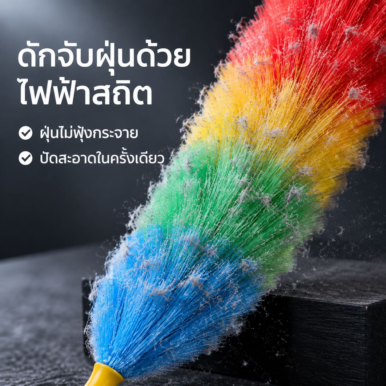 ไม้ปัดฝุ่นสำหรับใช้ในบ้านและรถยนต์