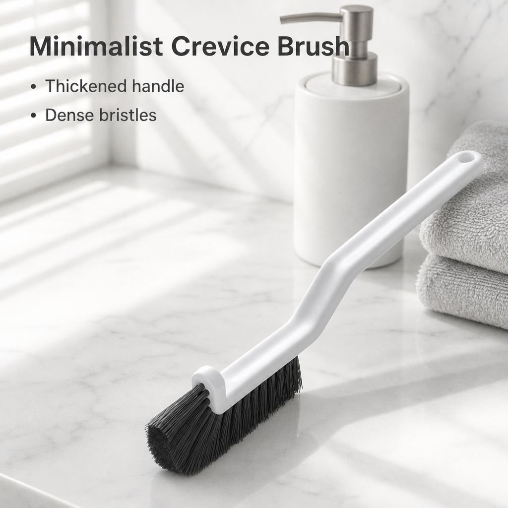 Hard-Bristle Tile and Grout Cleaning Brush