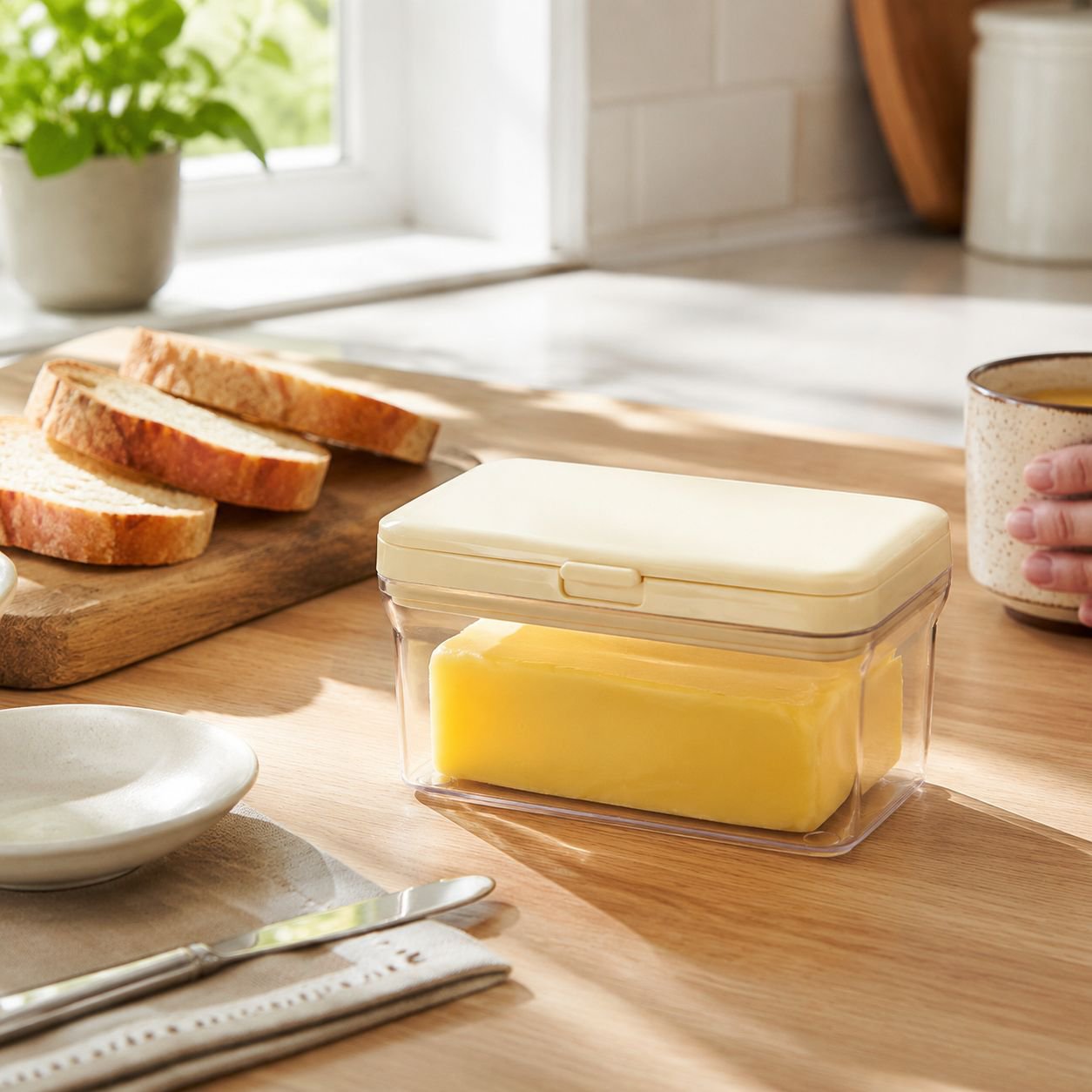 500g compartment fresh-keeping box for cream cheese