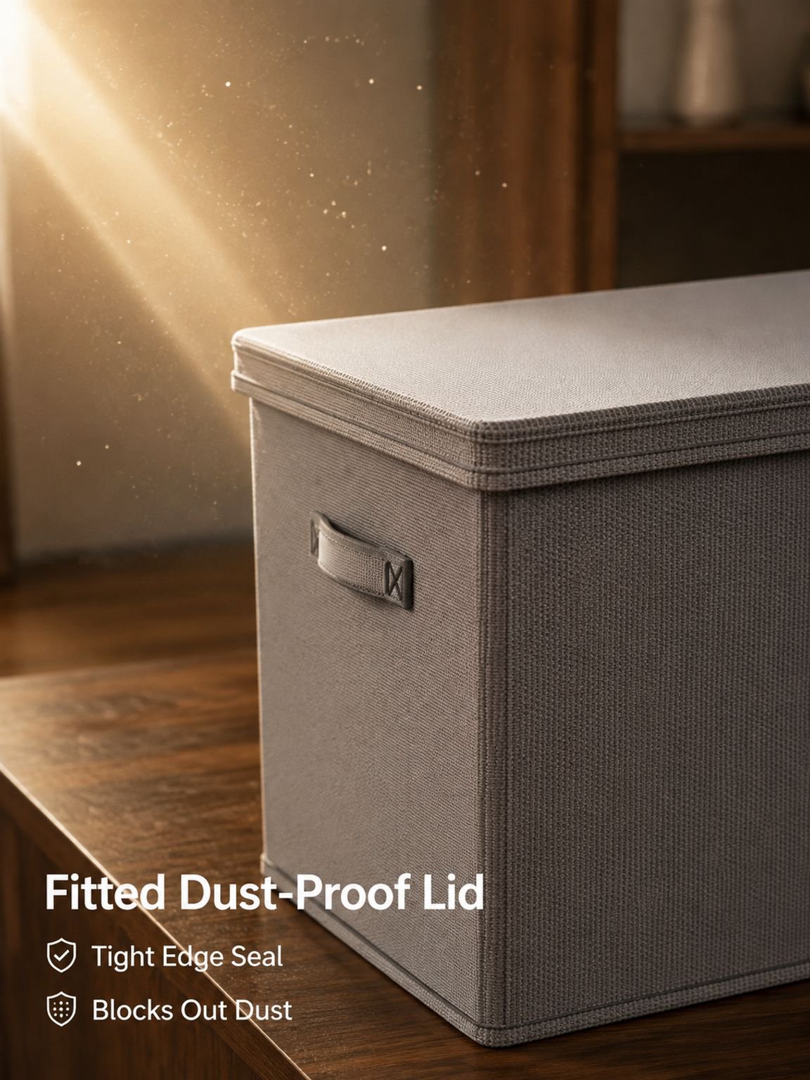 Large Foldable Fabric Storage Box for Wardrobes