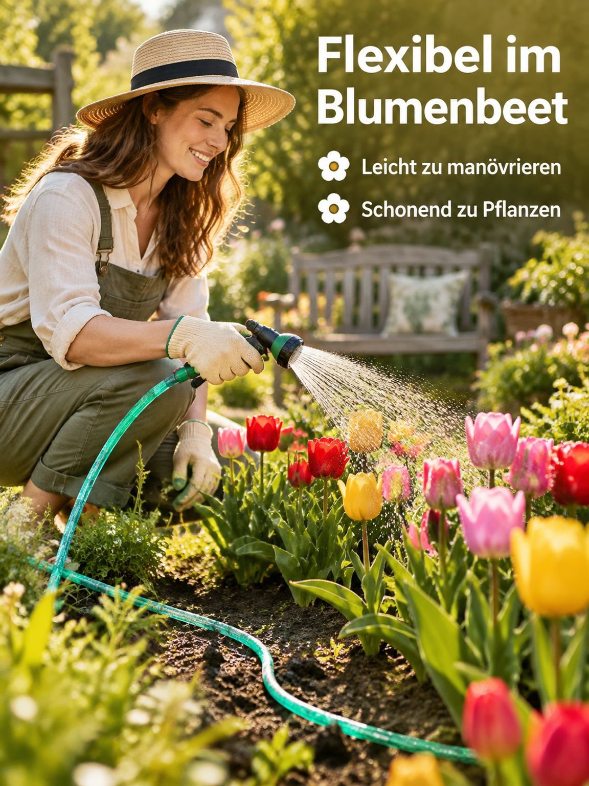 PVC-Gartenschlauch für Garten, Landwirtschaft und Hofbewässerung; 