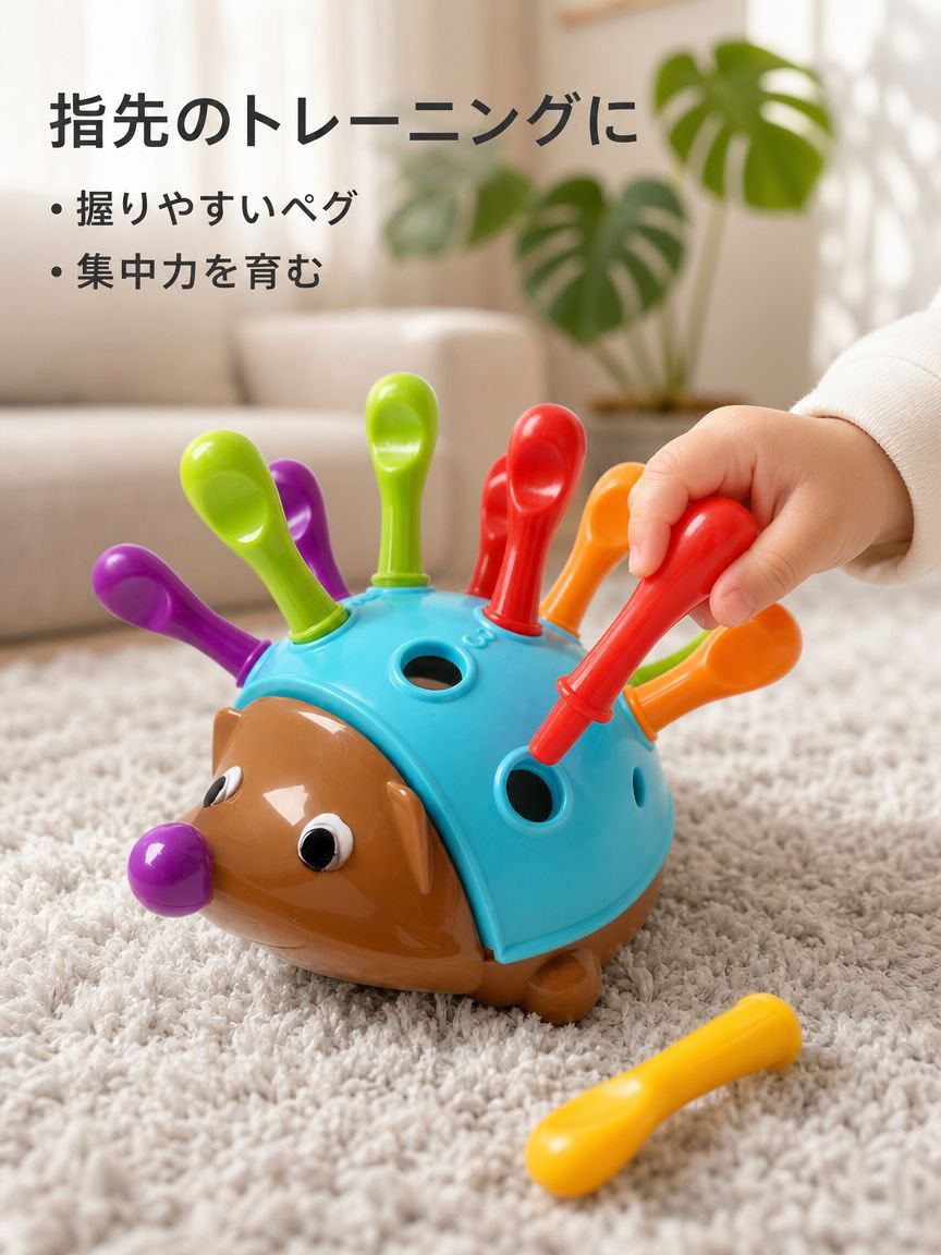 組み立て式知育ハリネズミ玩具