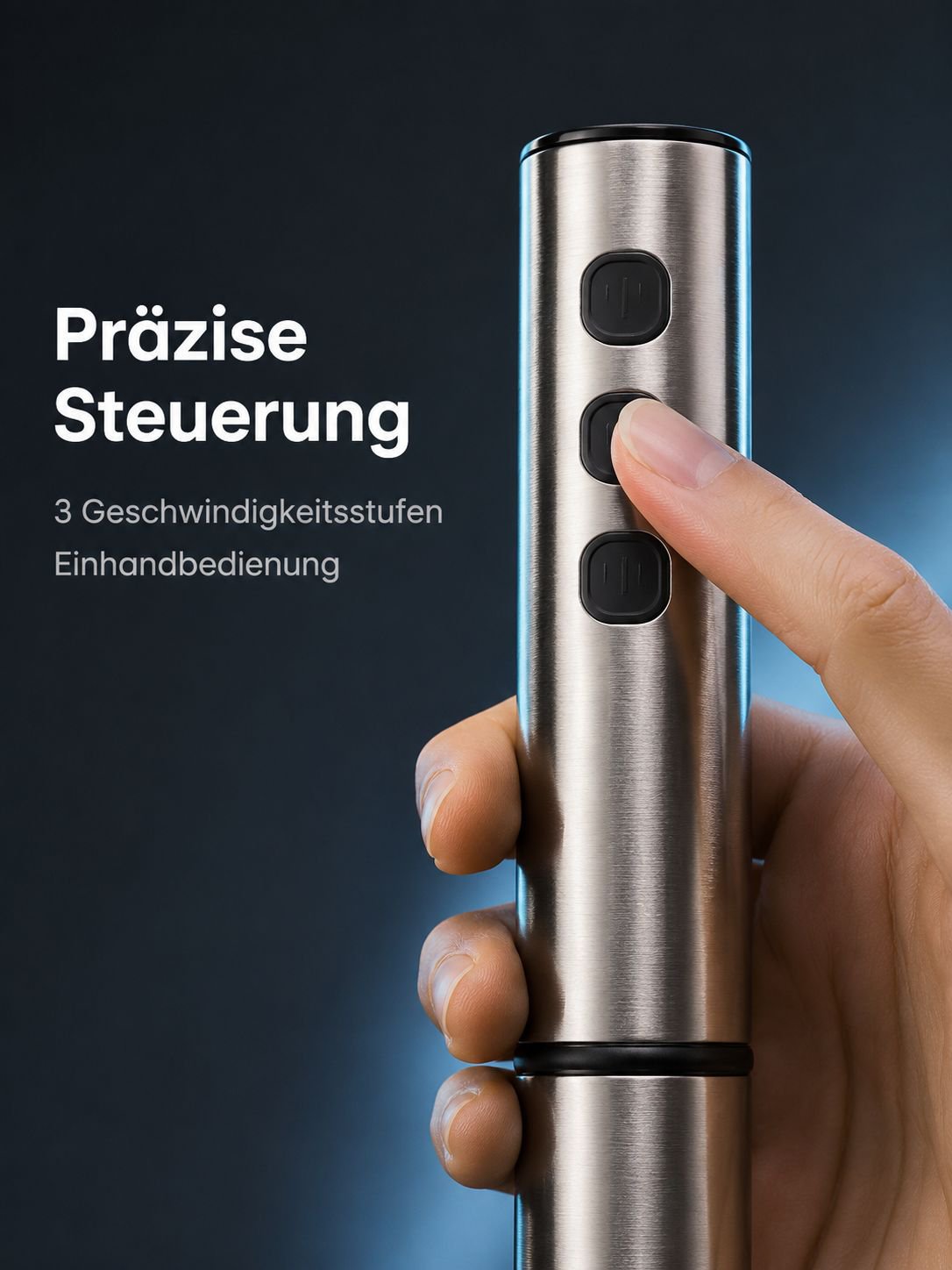 Multifunktionaler Handaufschäumer Sahnequirl