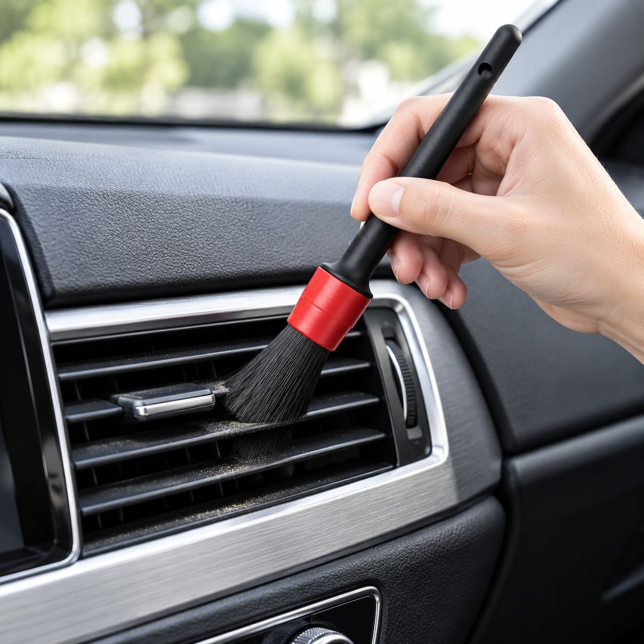 5pcs Multi-purpose Car Detailing Brush Set for Dashboard and Vents