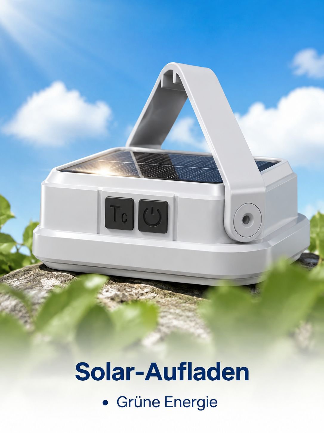 Mini Notfall-Superhelle Solaraufladbare Campinglampe