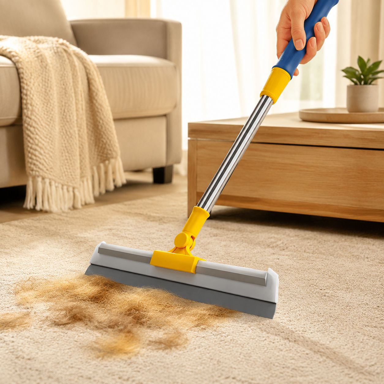 Multifunctional Bathroom Scraper Broom