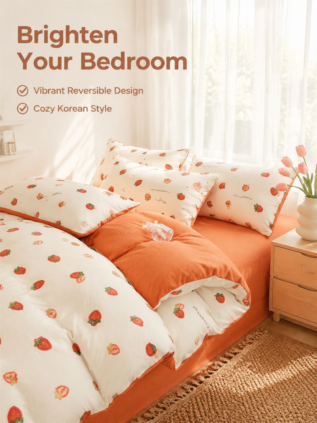 Four-piece bedding set