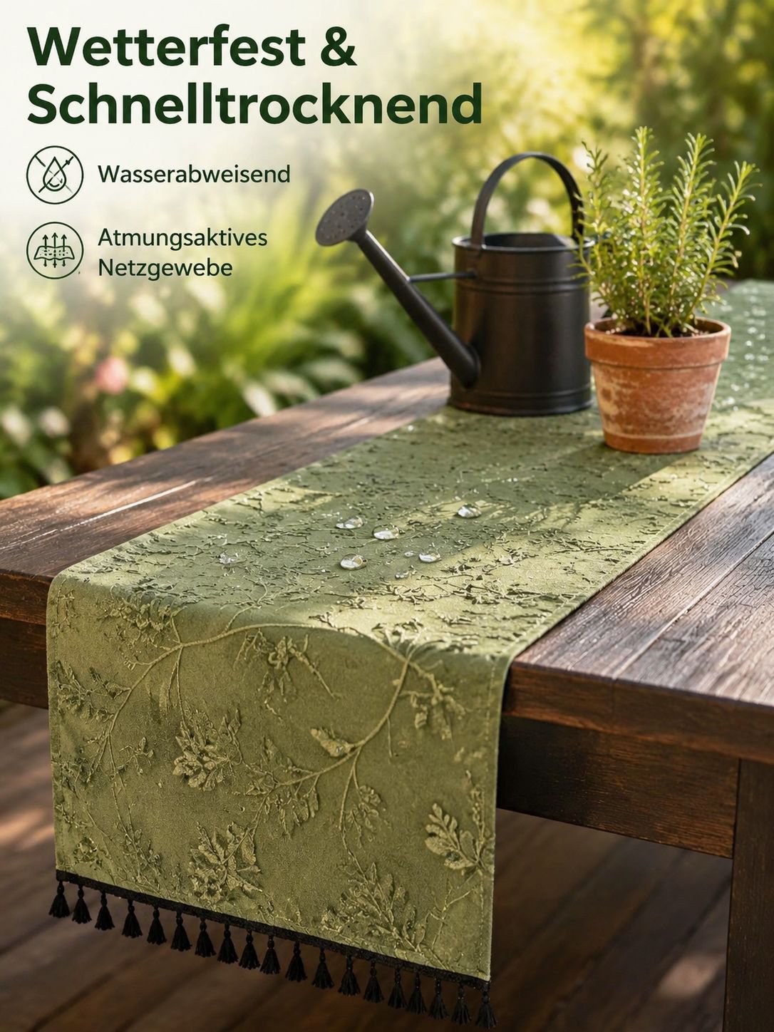 Moderne schlichte Tischflagge, wetterfeste Outdoor-Garten-Dekoflagge