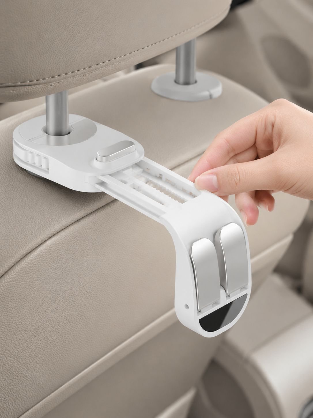 Einfach zu montierender Auto-Kopfstützenhaken