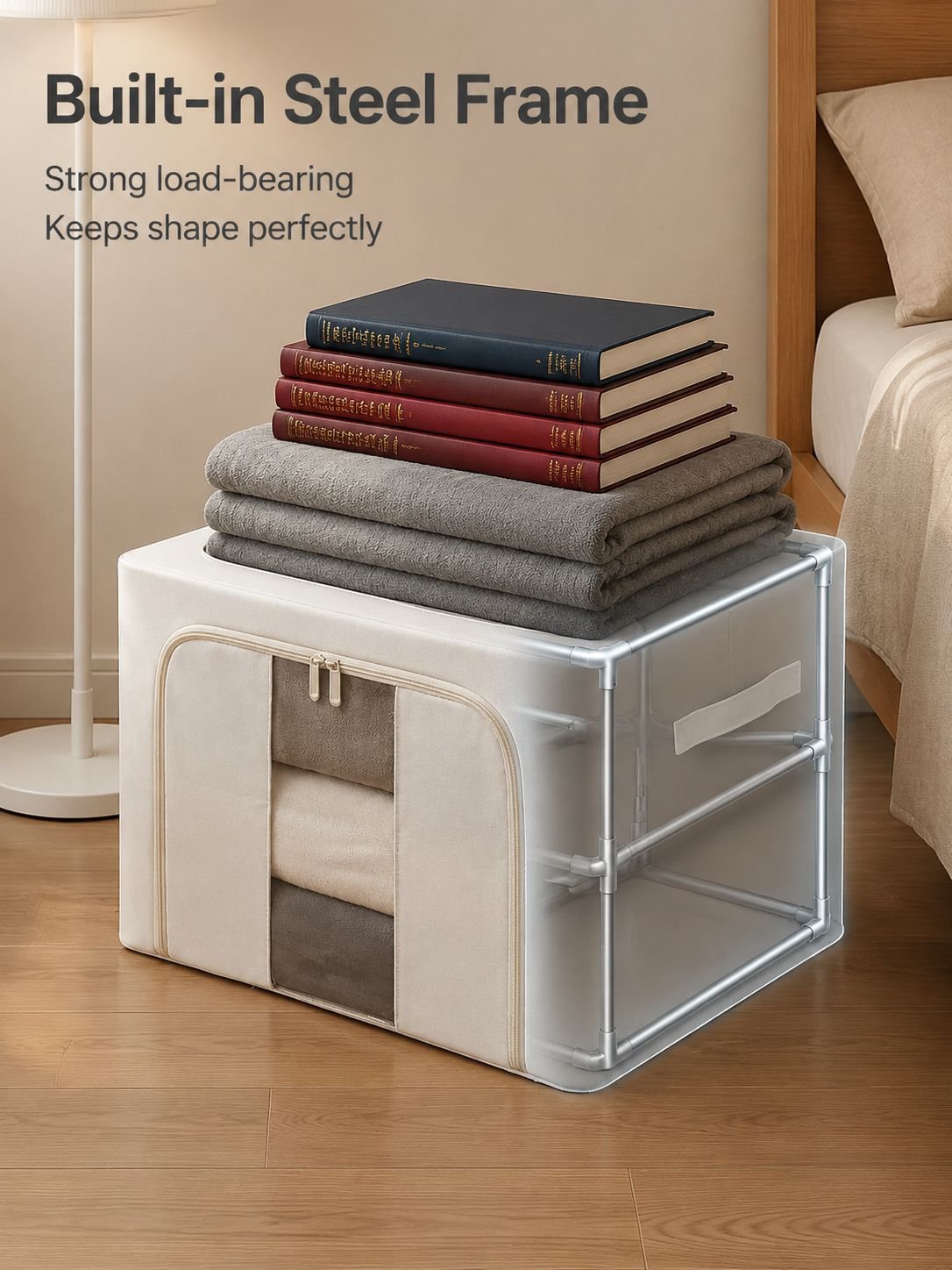 Visual linen storage box