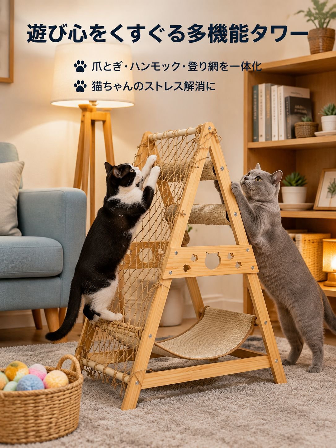 強化型キャットタワー