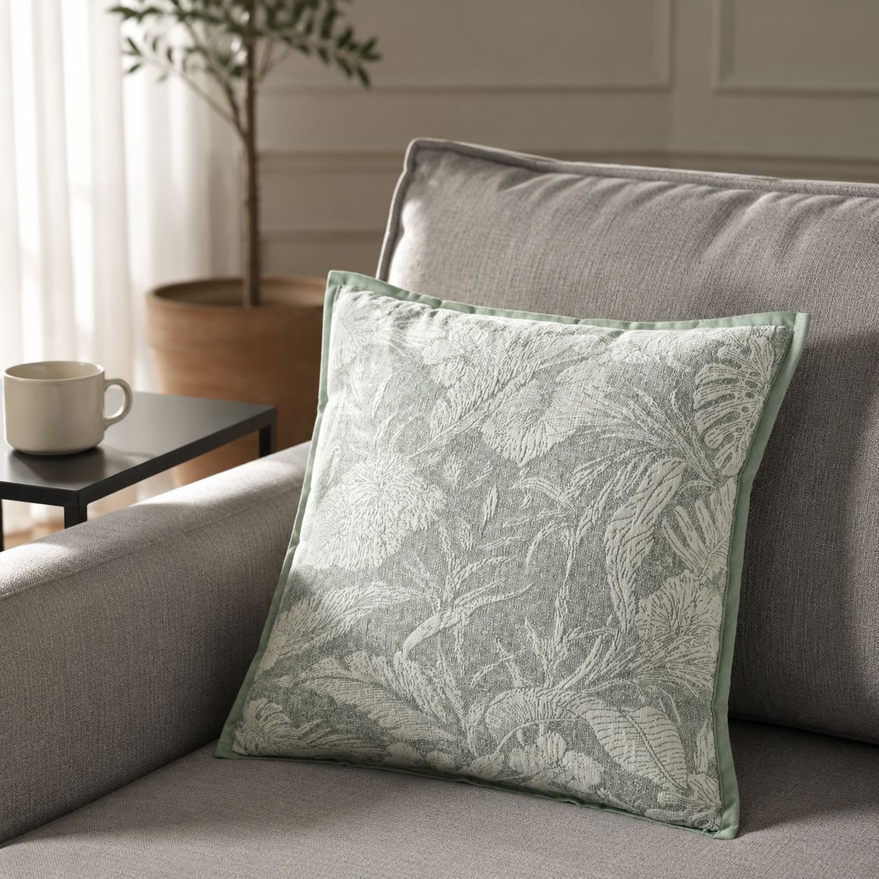Nordic Minimalist Chenille Sofa Throw Pillow