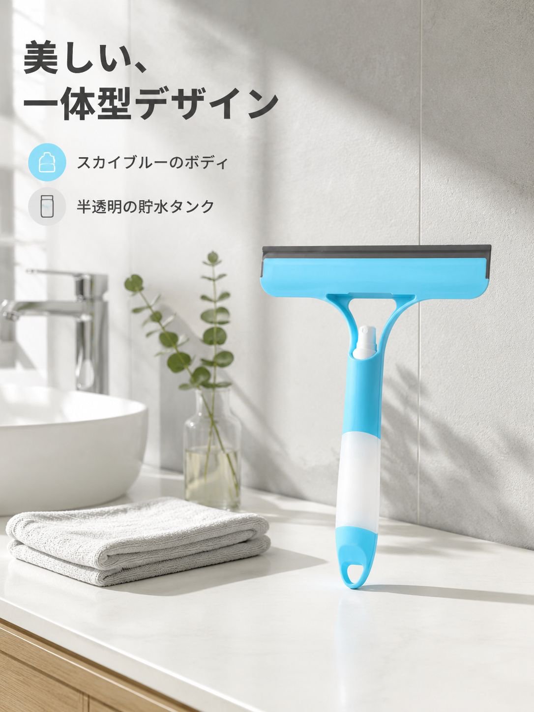 3-in-1床窓ツールワイパー