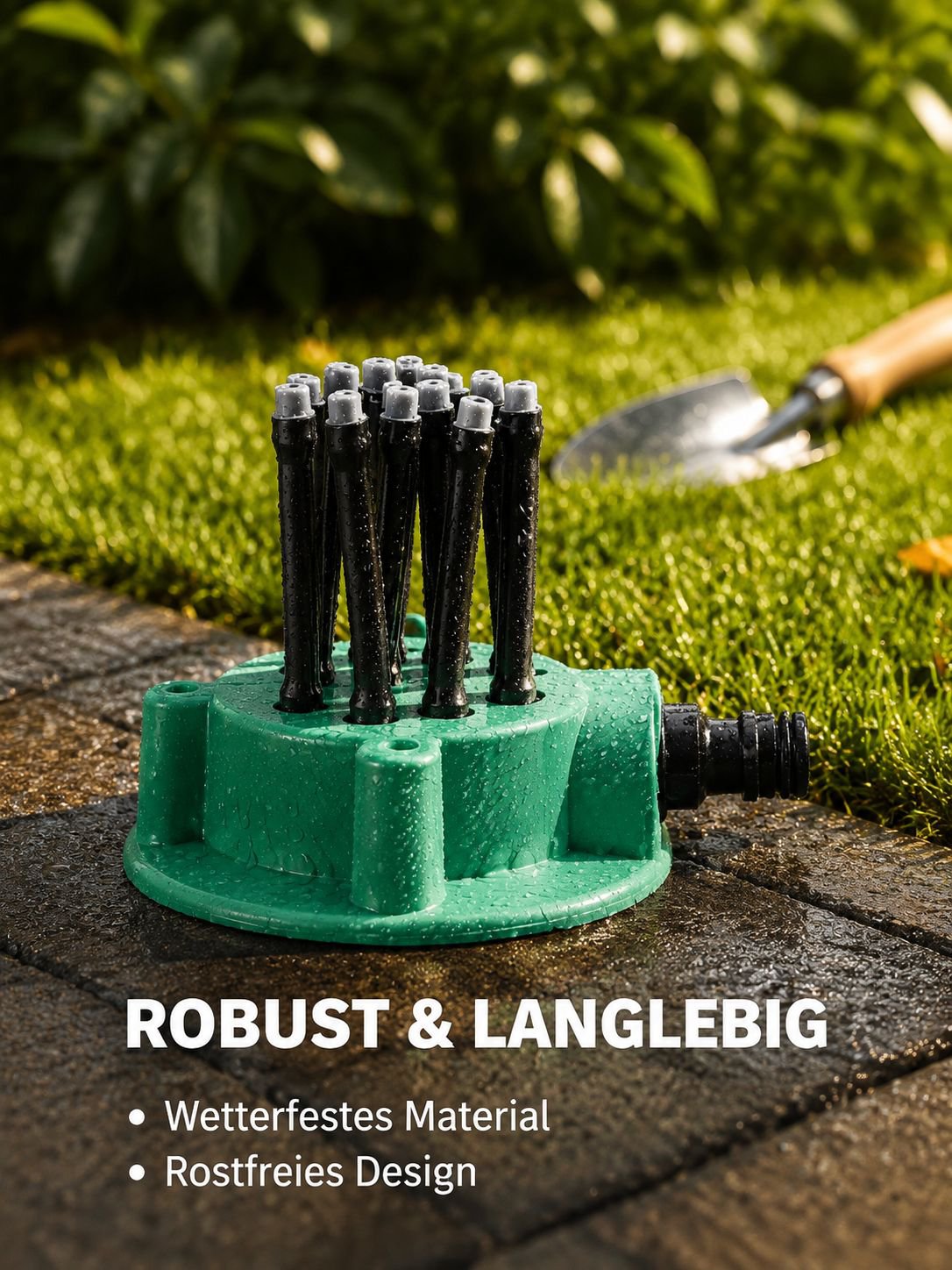 Cabezal de rociador de jardín de rotación automática de 360 grados