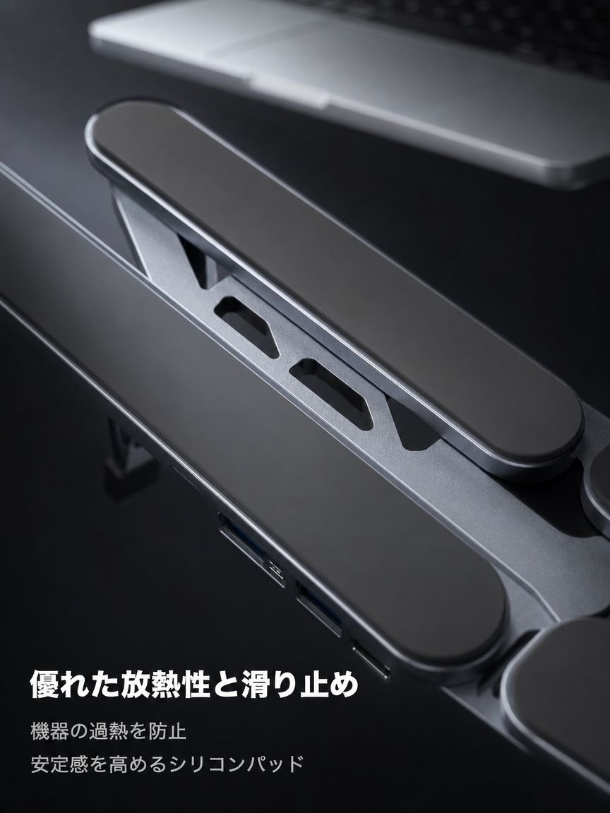 4-in-1多機能コンピュータースタンド