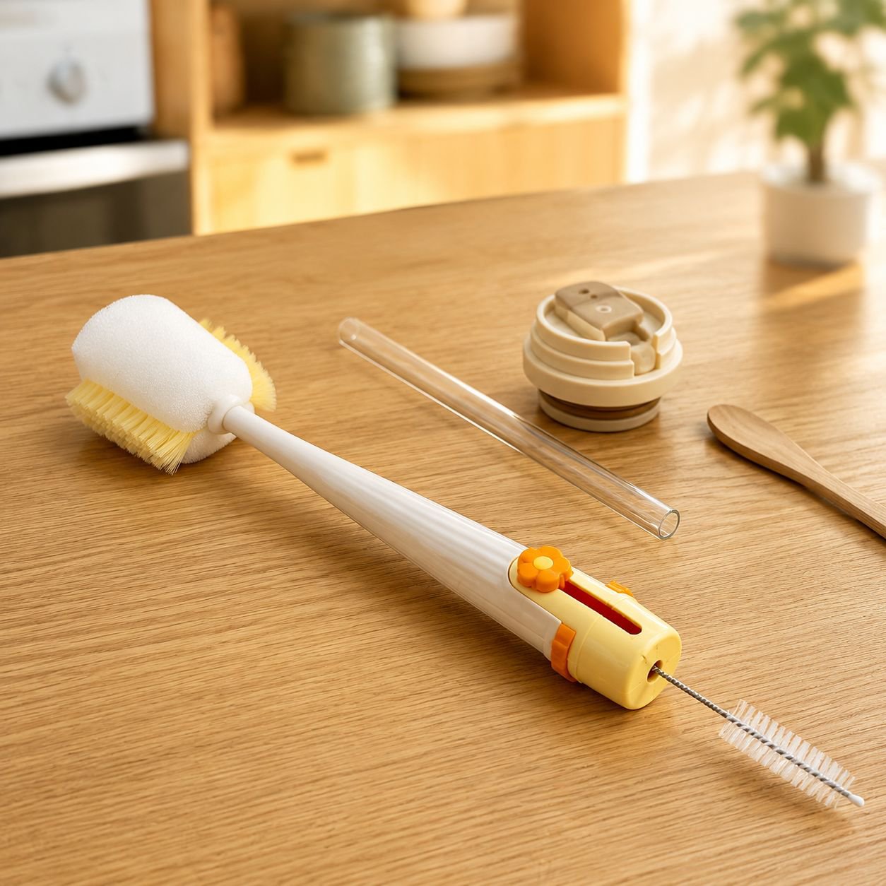 5in1多機能カップブラシ 哺乳瓶・カップ専用クリーナー