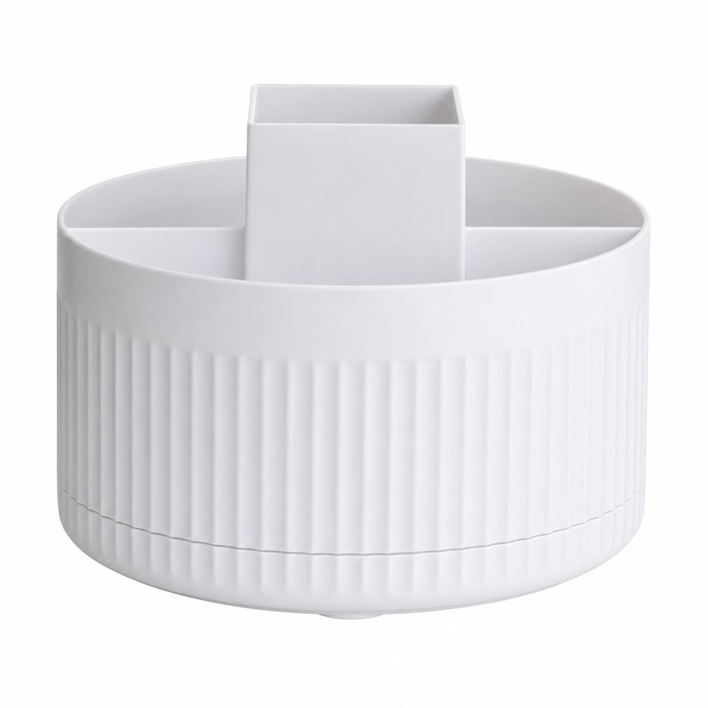 Multi-functional Rotating Makeup Shelf, Desktop Brush & Pencil Holder