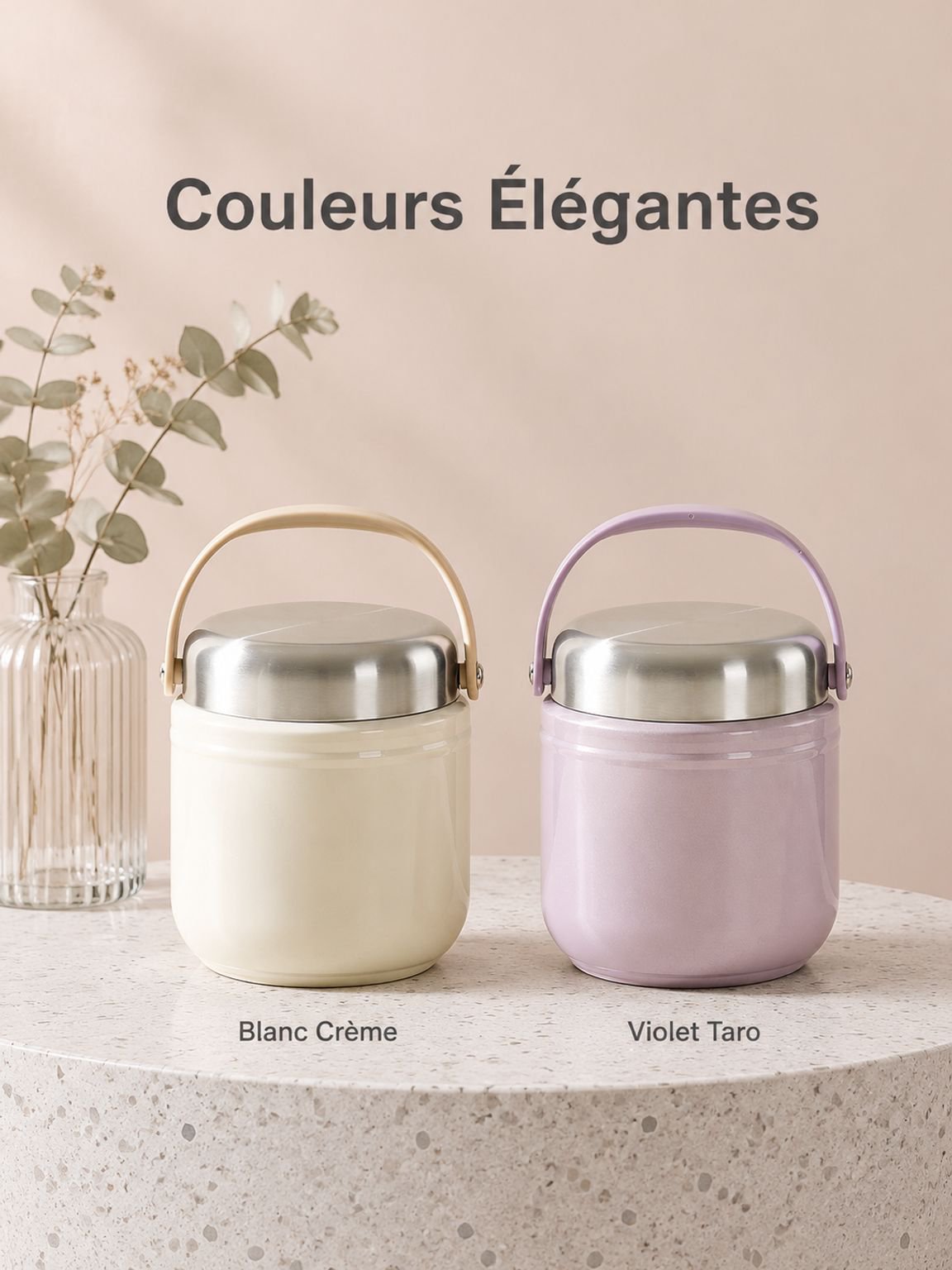 Boîte repas portable pour étudiant avec isolation thermique