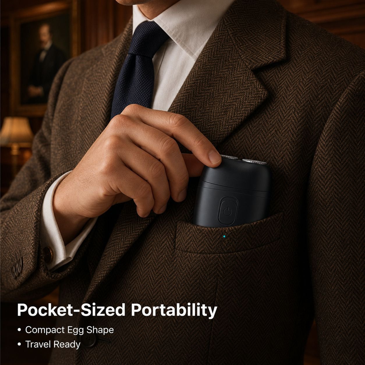 Travel Portable Type-C Dual-Head Electric Shaver