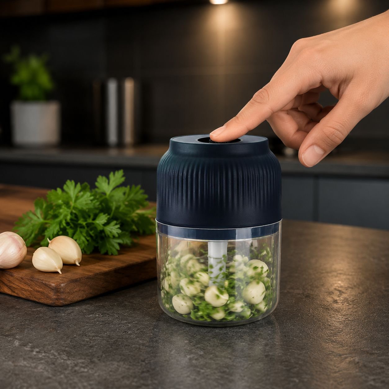 Multi-functional mini grinder chopping meat and vegetables