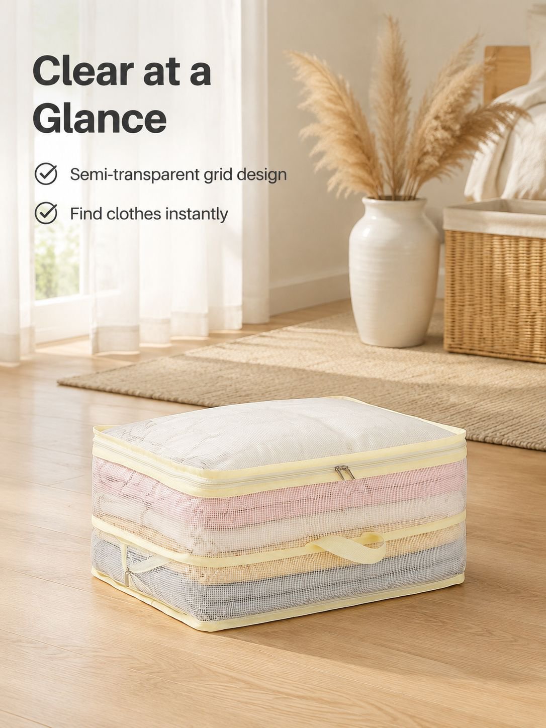 Transparent Large Clothes Organizer