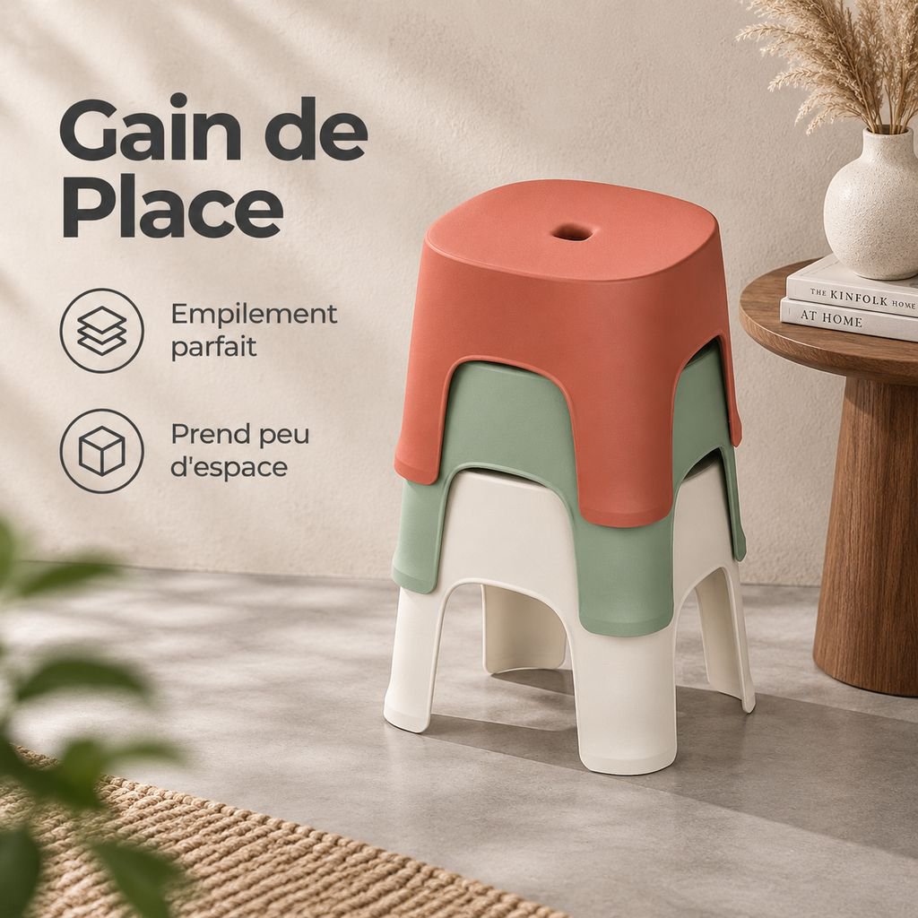 Tabouret de maison pour changer de chaussures