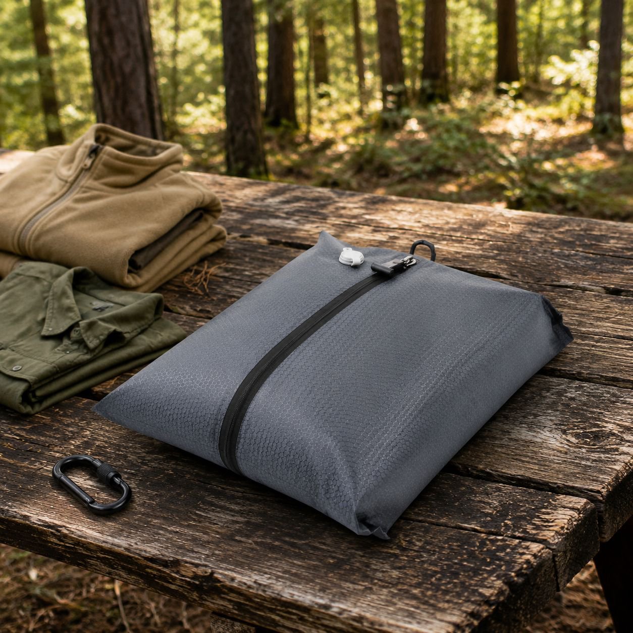 Lightweight Silicone-coated Portable Compression Clothing Bag